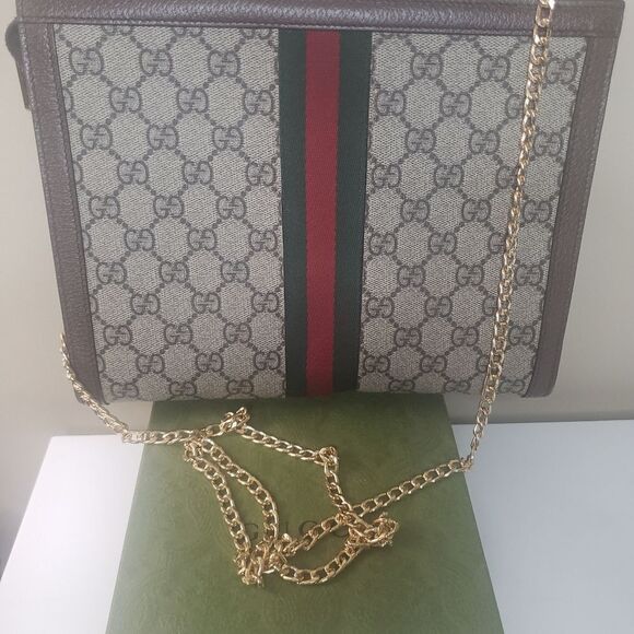 GUCCI GG Web OPHIDIA Bag and GG Torchon Web Belt Bundle - Picture 9 of 16